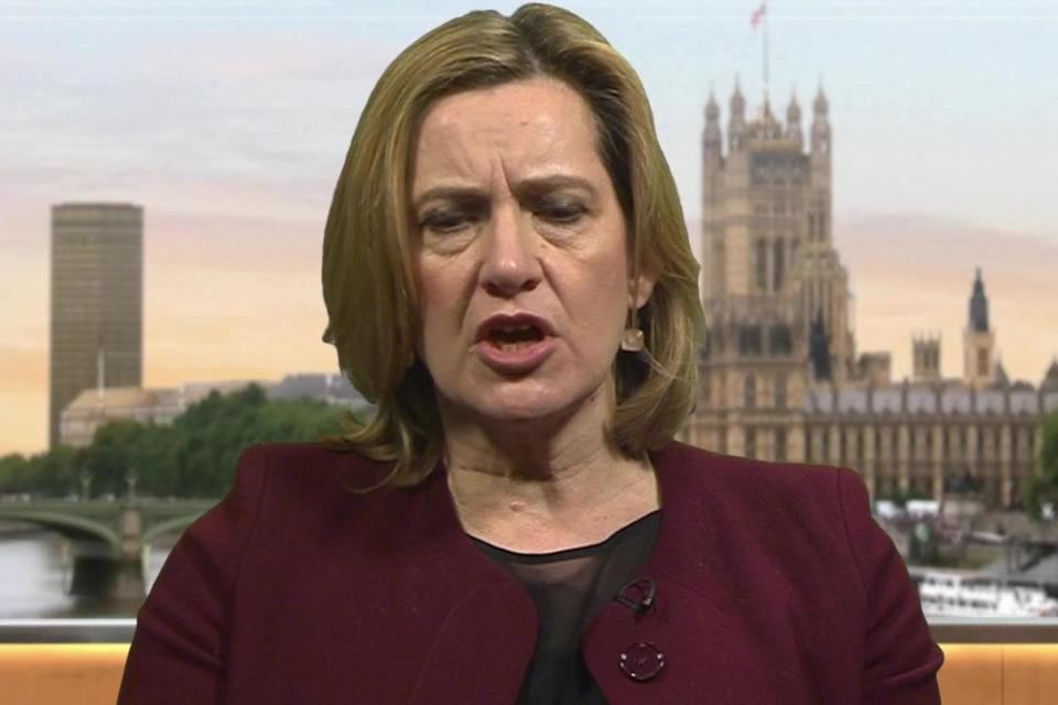 Amber Rudd declined to say whether she regarded Russia as responsible for the Salisbury attack