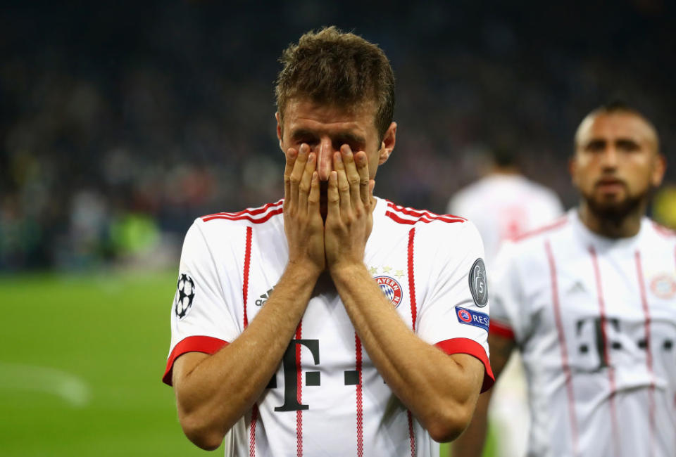 Thomas Müller und der FC Bayern München verloren in Paris