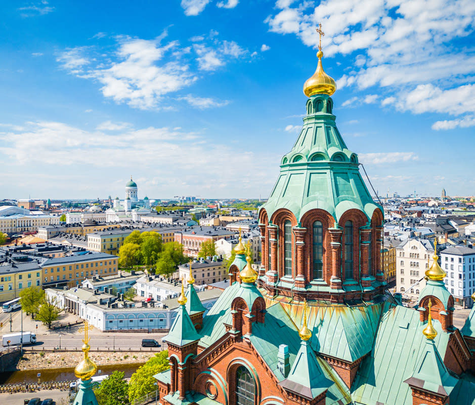 Helsinki's Uspenski Cathedral is one of many architectural wonders in Finland's picturesque capital, consistently rated as one of the world's most "liveable" cities. <p>Miemo-Penttinen/Getty Images</p>