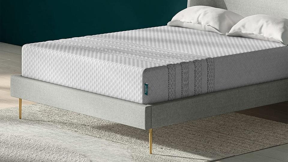 This cozy Leesa hybrid mattress is one of many amazing sleepers on sale at Amazon.