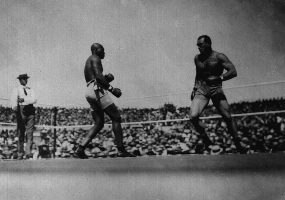 Jack Johnson v Jim Jefferies 1910