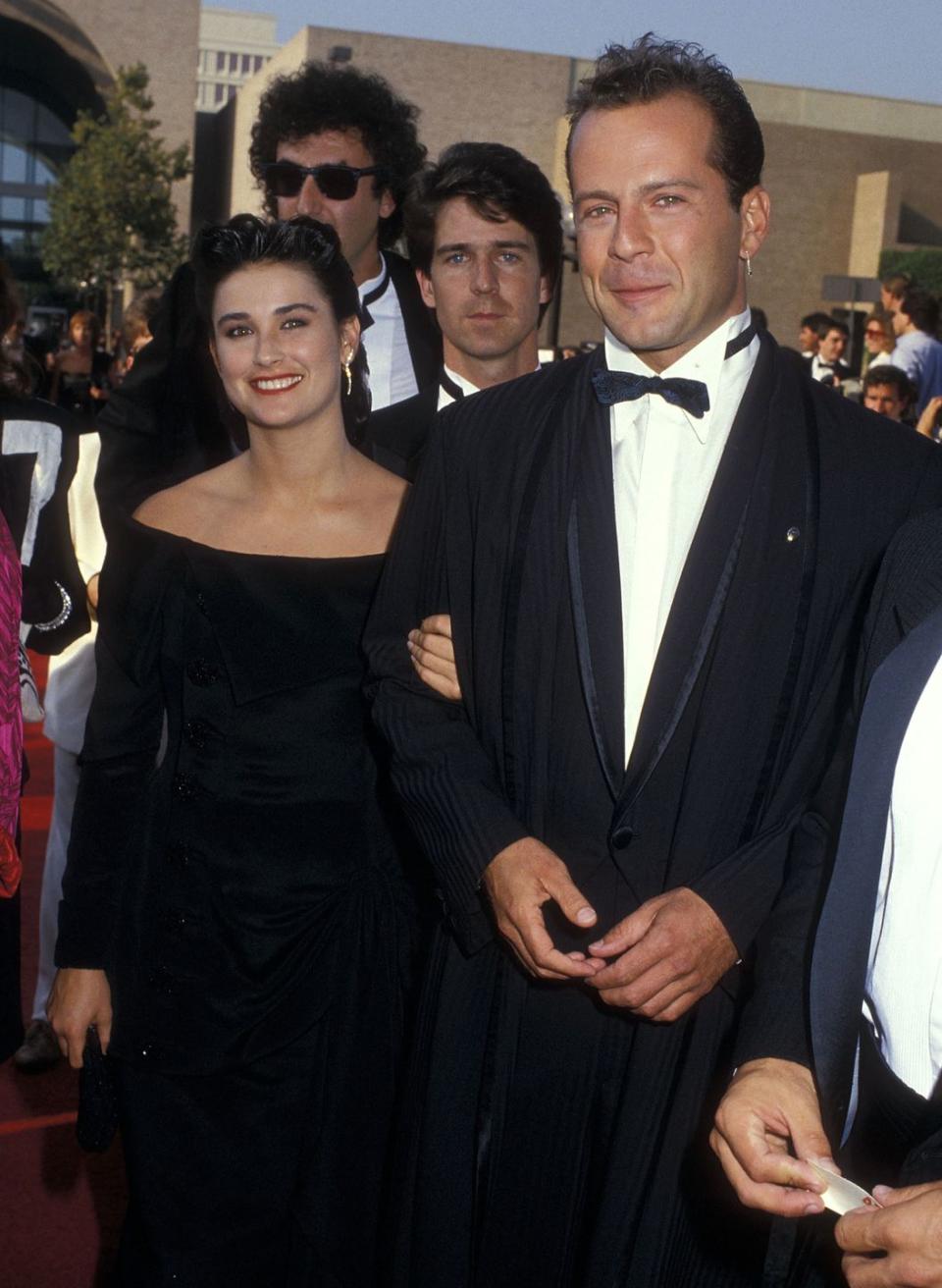1987: Demi Moore and Bruce Willis
