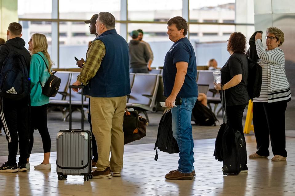 The FAA ordered all U.S. flights to delay departures until at least 8 a.m. Central, though airlines said they were aware of the situation and had already begun grounding flights. Dozens of flights out of OKC's Will Rogers airport delayed, as FAA fights computer outage. Nathan J. Fish/The Oklahoman