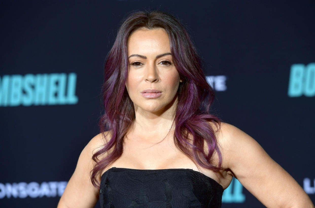 Alyssa Milano embraced her armpit hair in a new photo. (Photo: Matt Winkelmeyer/Getty Images)