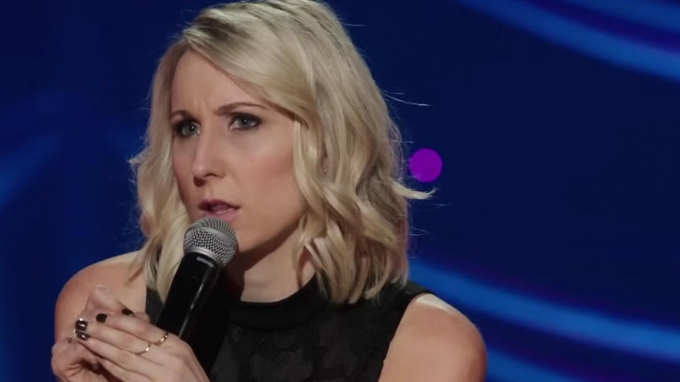 Nikki Glaser doing standup