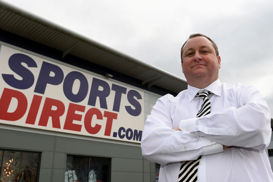 Sports Direct share price drops as it unveils 67 per cent profit drop: Joe Giddens/PA Wire