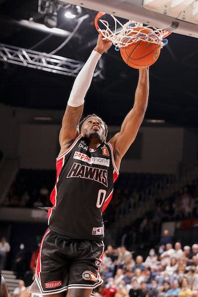 Slam dunks are an impressive feat in basketball. <a href="https://www.gettyimages.com/detail/news-photo/antonius-cleveland-of-the-hawks-dunk-the-ball-during-the-news-photo/1371250899?adppopup=true" rel="nofollow noopener" target="_blank" data-ylk="slk:Jenny Evans/Getty Images;elm:context_link;itc:0;sec:content-canvas" class="link ">Jenny Evans/Getty Images</a>