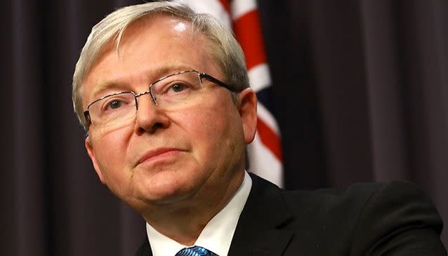 Former PM Kevin Rudd reportedly had his details published. Source: AAP