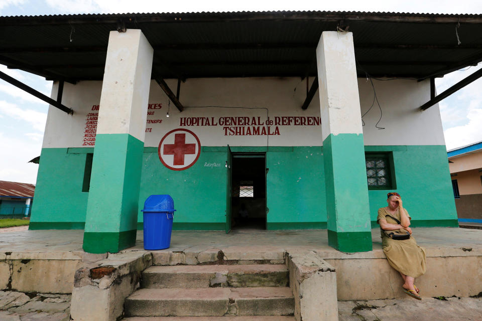 <p>An internally displaced Congolese woman with albinism sits outside the Tshiamala general referral hospital of Mwene Ditu in Kasai Oriental Province in the Democratic Republic of Congo, March 15, 2018. (Photo: Thomas Mukoya/Reuters) </p>