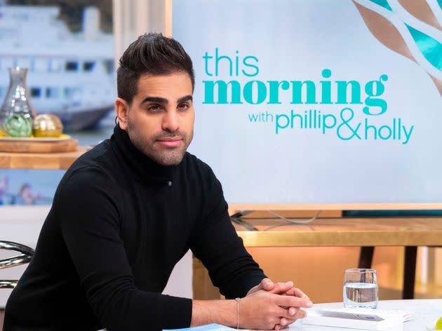 Dr Ranj on the set of This Morning in 2019