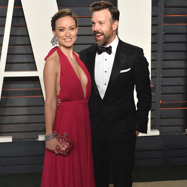 Olivia Wilde y Jason Sudeikis en los Óscar de 2018 credit:Bang Showbiz