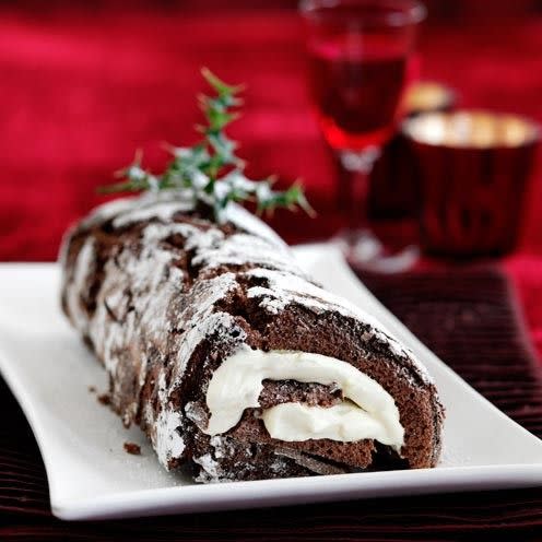 Chocolate and Hazelnut Roulade - Best Yule Log Recipes 2022