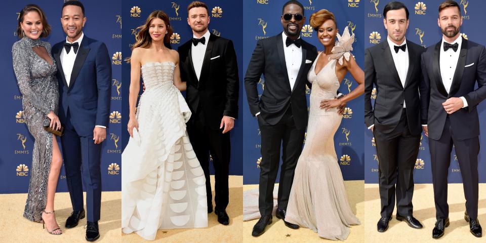 <p>Tonight's Emmy Awards brought all the stars and their significant others onto the red carpet for the most glamorous date night ever. Here, we're tracking the cutest celebrity couples walking the red carpet to celebrate the best in television. </p>