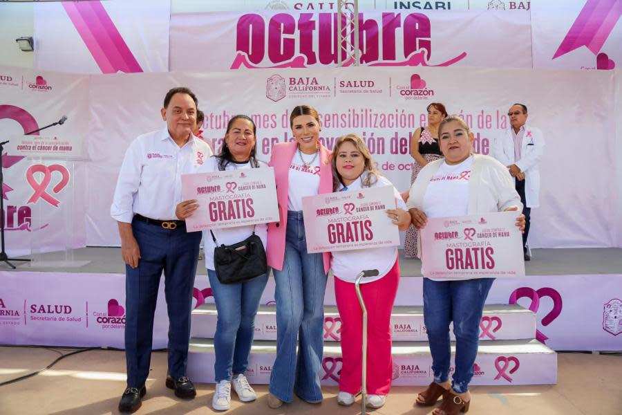 Marina del Pilar amplía “Ruta Rosa” de mastografías gratuitas en Baja California 