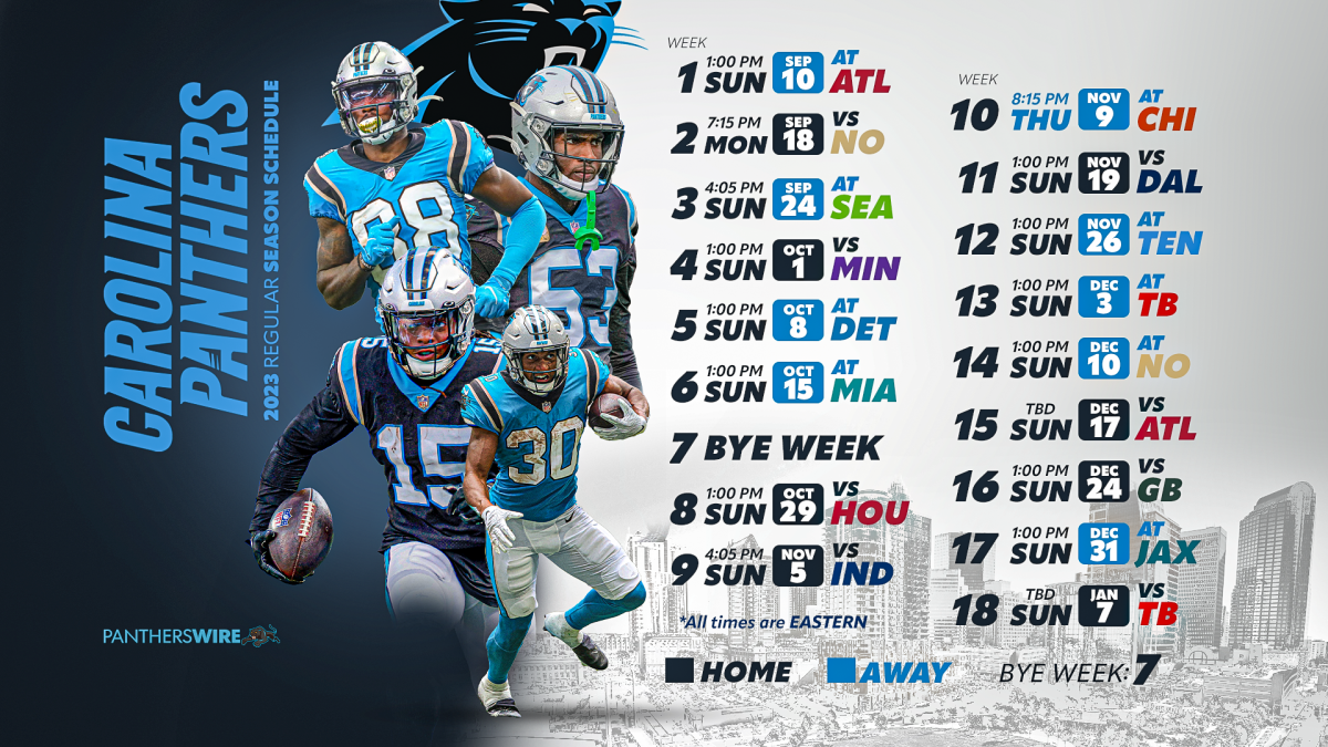 2023 Panthers schedule Get your downloadable wallpaper Yahoo Sports
