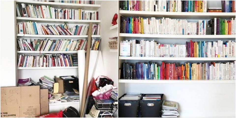 <h3>Before → After</h3><cite>@mariekondo - Instagram</cite>