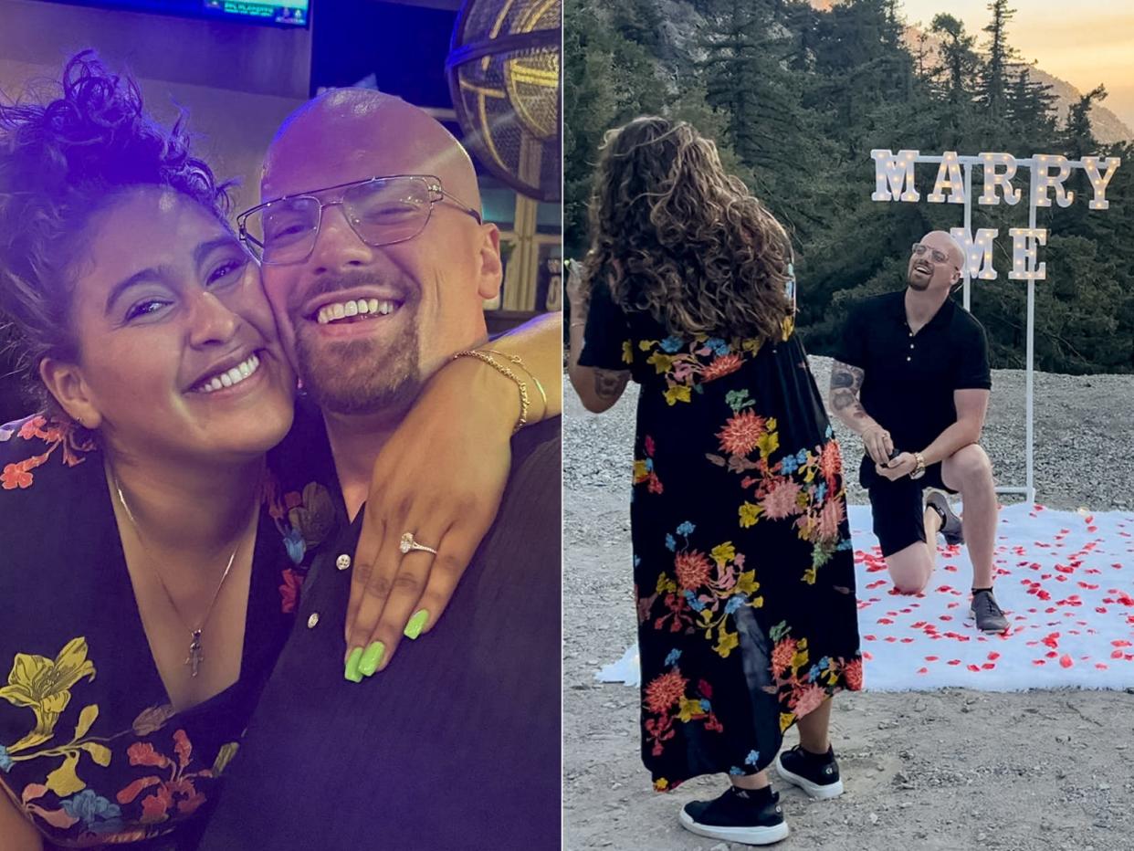 melissa drake's son proposing to his girlfriend