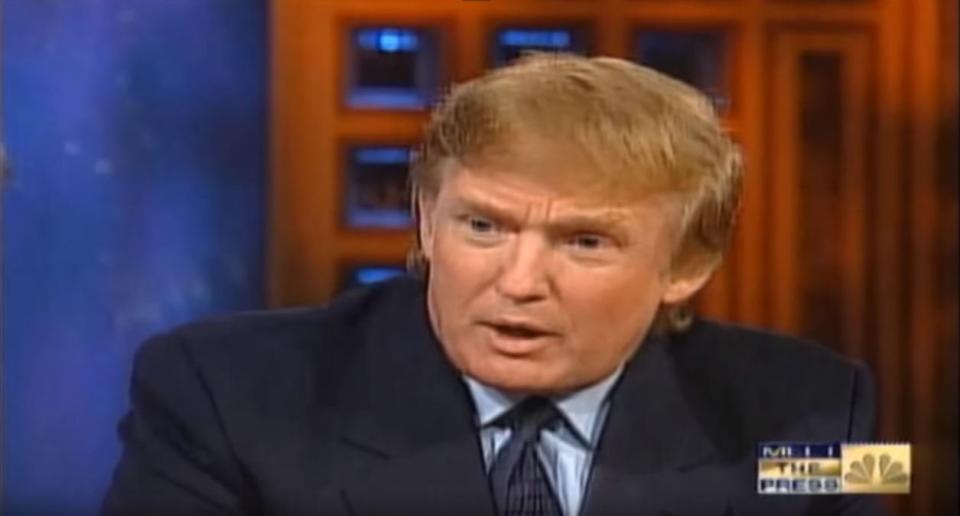 screenshot donald trump interview 1999