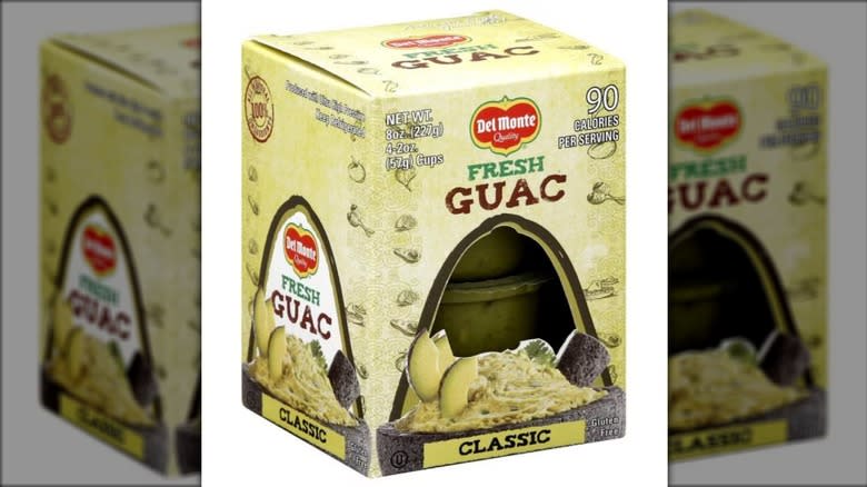 Del Monte fresh guac package