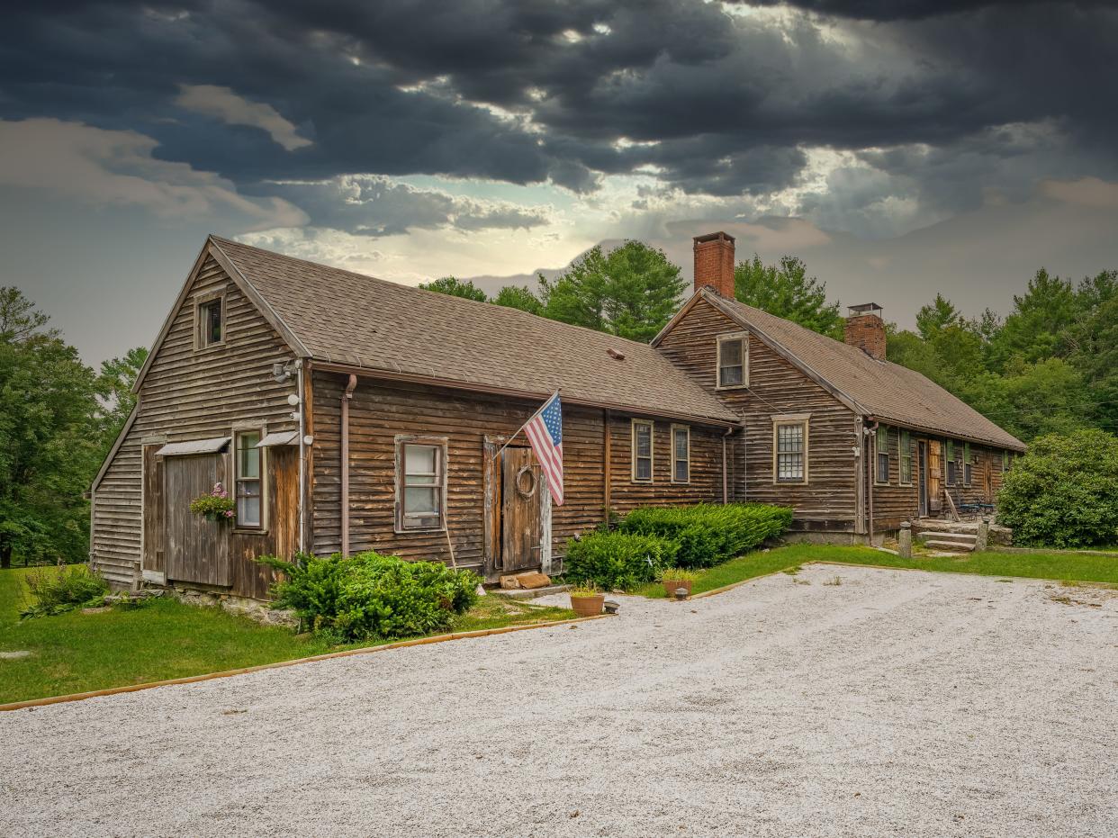 The exterior of the house