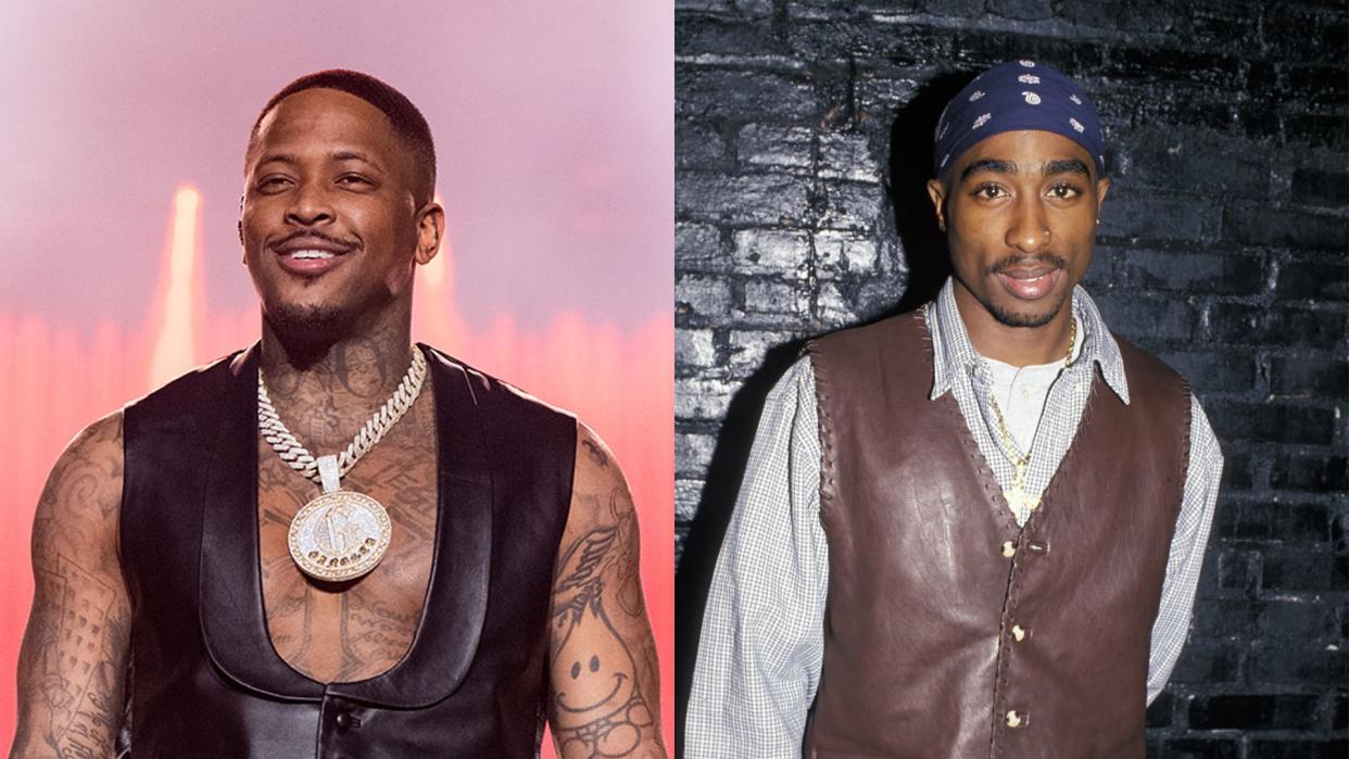 YG and Tupac Shakur