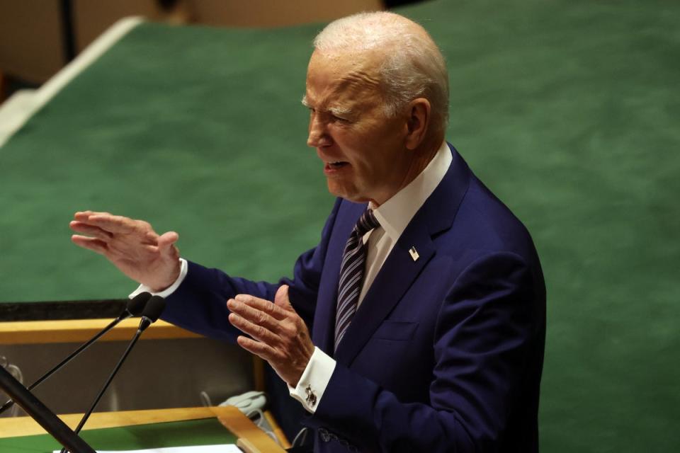 Joe Biden addresses the UN (Getty Images)