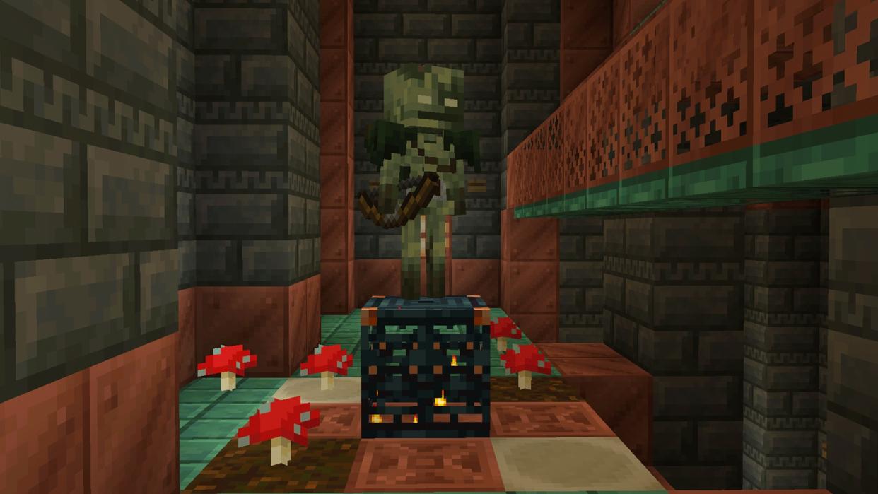  Image of the new Bogged hostile mob in Minecraft. 