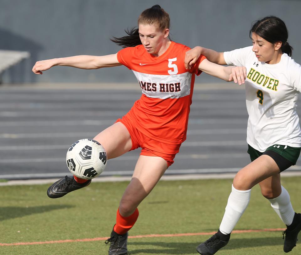 Junior forward Alexis Winkey has been a tremendous leader for the Ames girls soccer team.