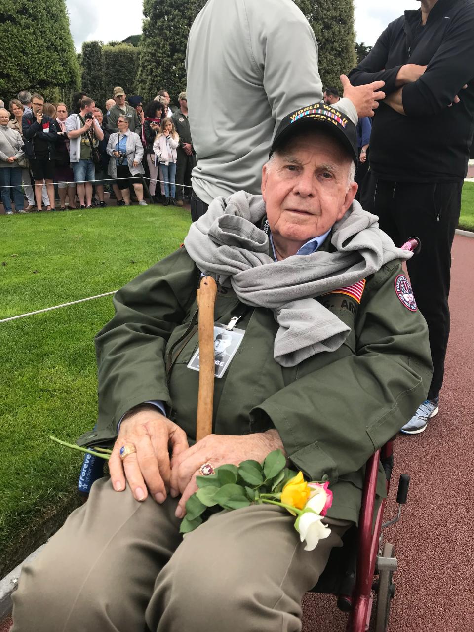 George Mills of Alabama arrived in Omaha Beach in France a few days after D-Day and went on to fight in several major battles, including the Battle of the Bulge. Now 98, Mills returned to Normandy for the 75th anniversary of D-Day.