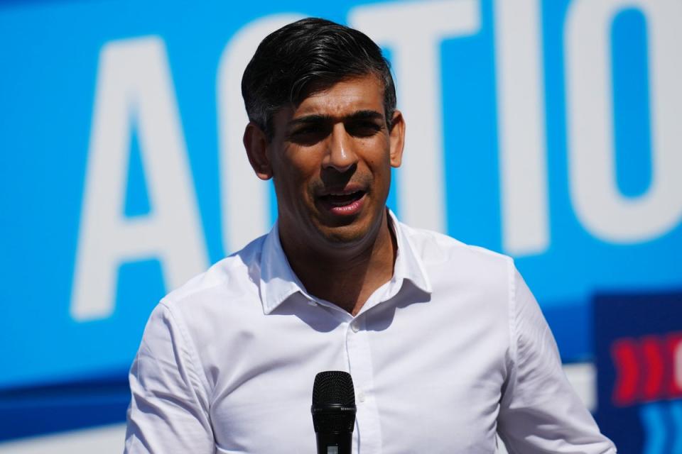 Rishi Sunak is pledging 100 more GP surgeries in the Tories first major health offer of the general election (Getty Images)