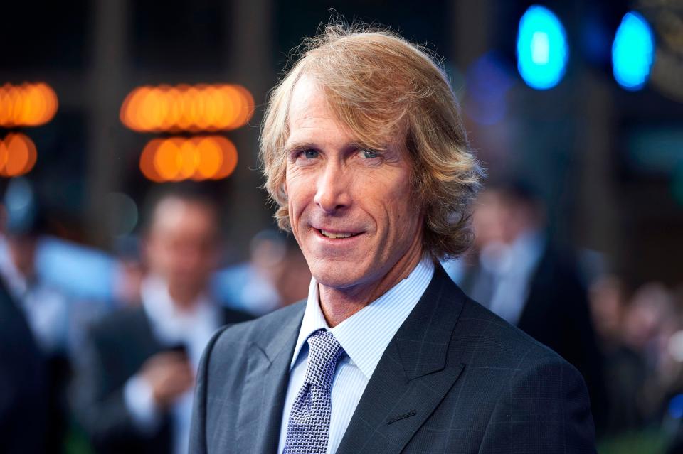 US film director Michael Bay poses upon arrival for the global premiere of the film Transformers: The Last Knight in central London on June 18, 2017.