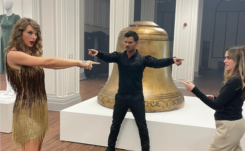 Taylor Swift, Taylor Lautner and Taylor Dome (Instagram @taylorlautner)