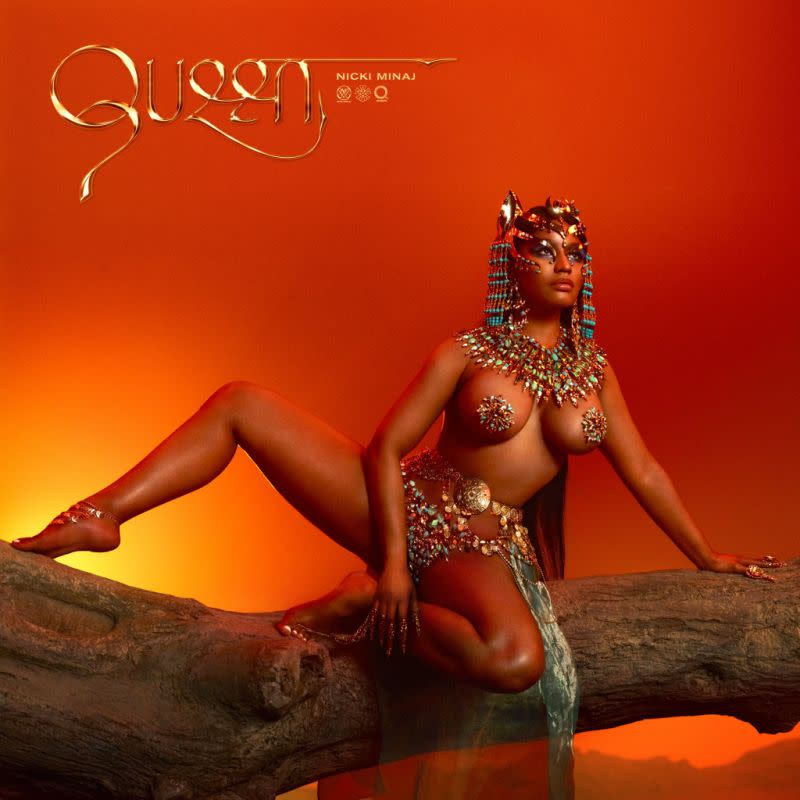 Nicki Minaj's Queen album cover by Mert Alaş and Marcus Piggott