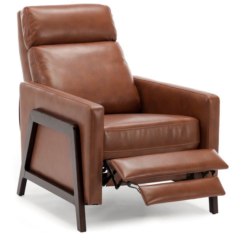 8) AllModern Maxille Faux Leather Recliner
