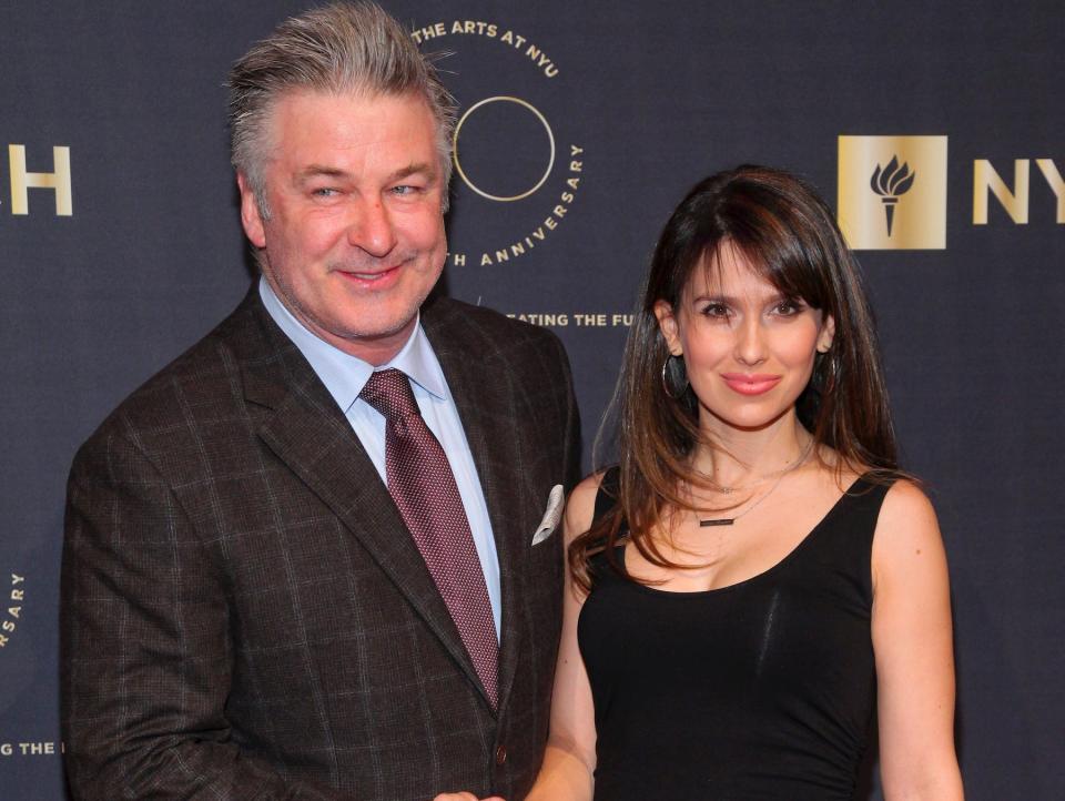 Alec and Hilaria at an NYU Gala 2015 AP