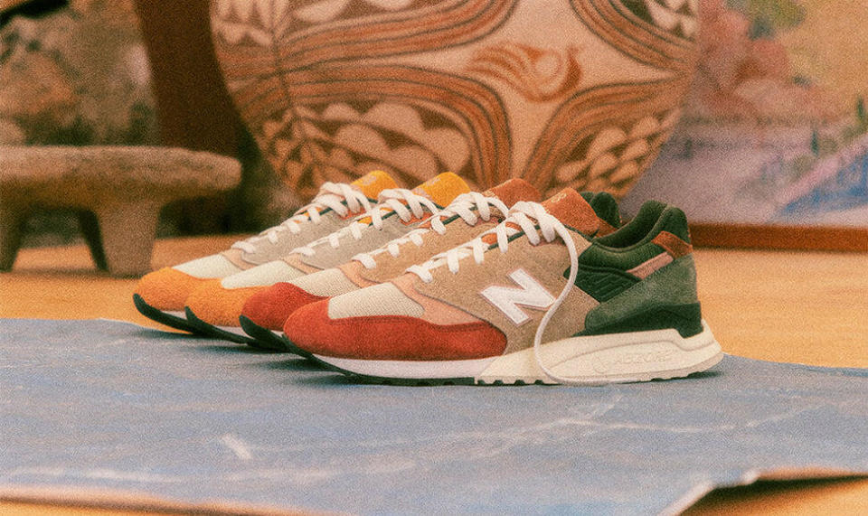 Kith teamed up with the Frank Lloyd Wright Foundation for the release of a New Balance sneaker inspired by the iconic architect’s concept for a futuristic city