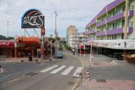 General view of the Punta Ballena street in Magaluf during the coronavirus disease (COVID-19) outbreak in Mallorca