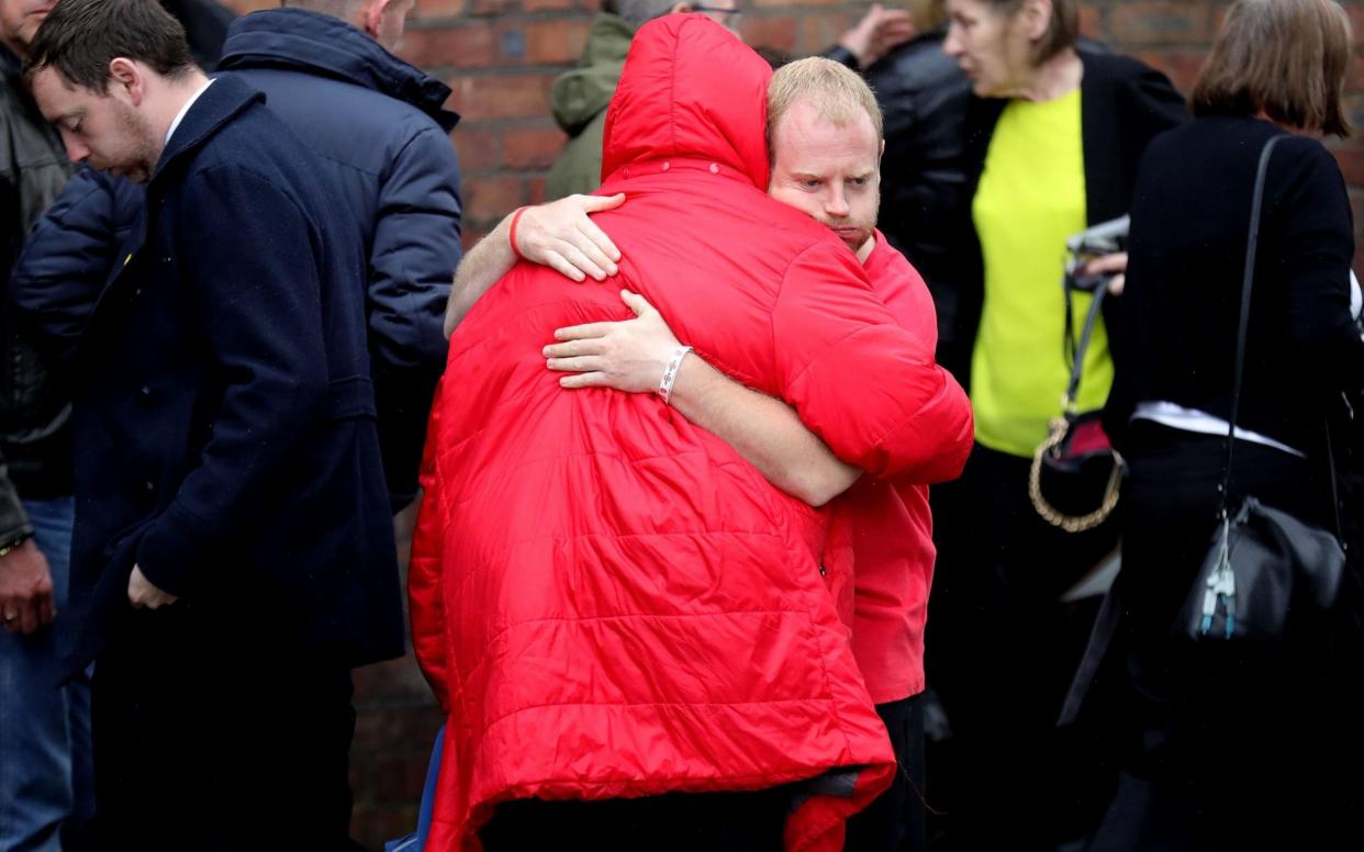 Hillsborough families react after being told that six people have been charged with criminal offences - Getty Images Europe