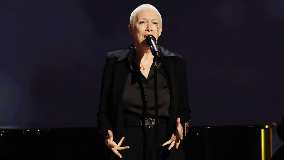 Annie Lennox performed a tribute to Sinéad O'Connor. - Kevin Winter/Getty Images