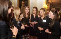 LONDON, UNITED KINGDOM - OCTOBER 23: Catherine, Duchess of Cambridge (C) talks the Women's hockey team during a reception held for Team GB Olympic and Paralympic London 2012 medalists at Buckingham Palace on October 23, 2012 in London, England. (Photo by John Stillwell - WPA Pool/Getty Images)