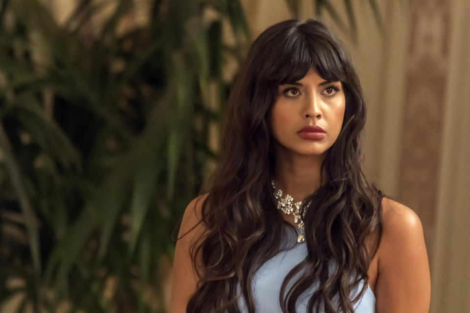 <i>The Good Place</i> actress Jameela Jamil has aired her disgust at a tabloid magazine that is body-shaming celebrity women in their swimsuits. (Photo: Ron Batzdorff/NBC/NBCU Photo Bank via Getty Images)