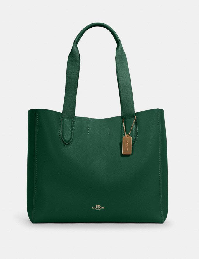 The Derby Tote is on sale now through Coach Outlet, $89 (originally $298). 