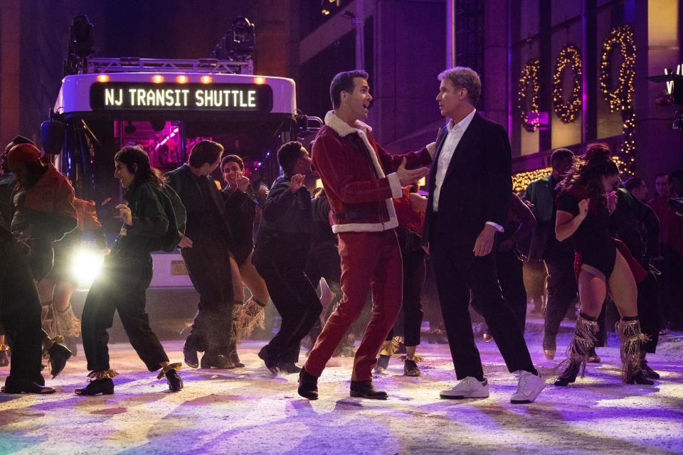 Ryan Reynolds gets his Christmas spirit on opposite Will Ferrell in "Spirited."