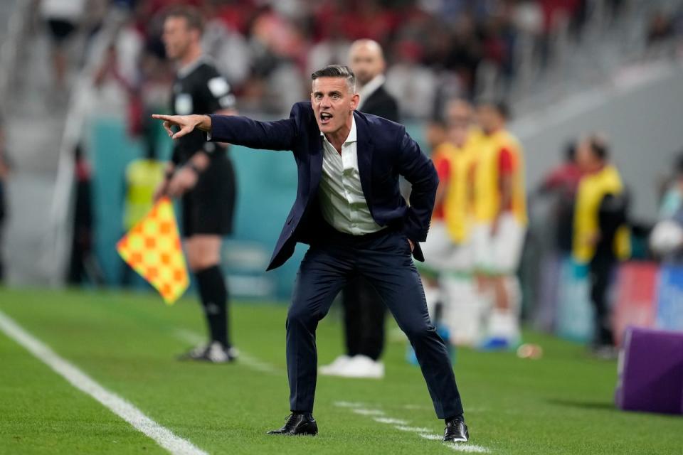 Canada Soccer announced Monday that men's coach John Herdman was leaving his position for the same role with Toronto FC. (Natacha Pisarenko/The Associated Press - image credit)