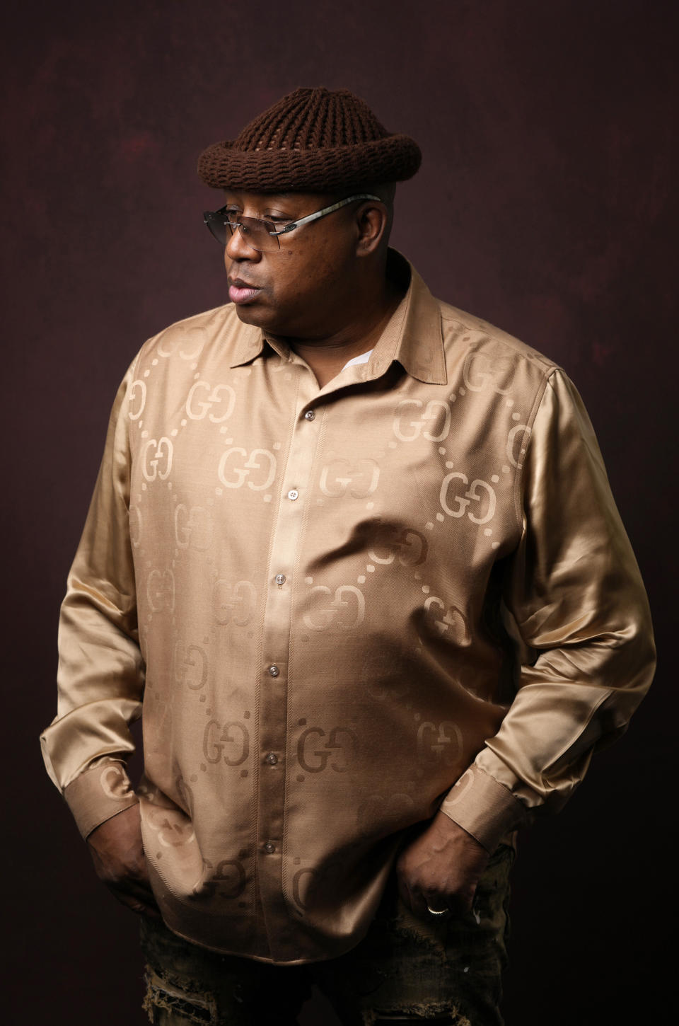 Rapper E-40 poses for a portrait in Los Angeles on Nov. 7, 2023, to promote his new album “Rule of Thumb: Rule." (AP Photo/Chris Pizzello)