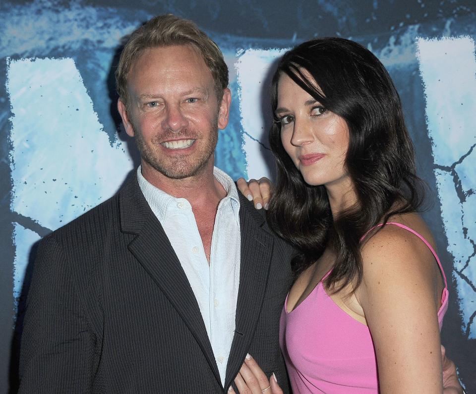 Ian Ziering and Erin Ludwig