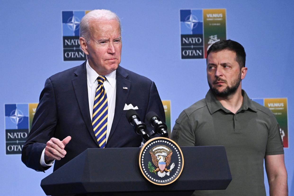 Biden and Zelensky