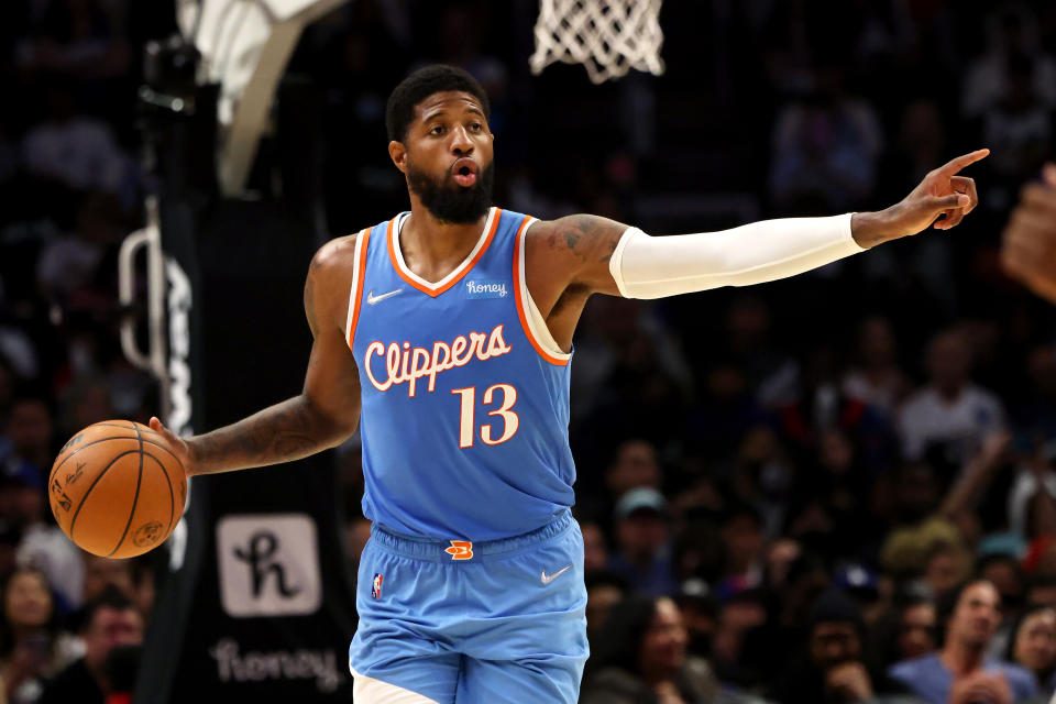 Paul George。（Photo by Katelyn Mulcahy/Getty Images）