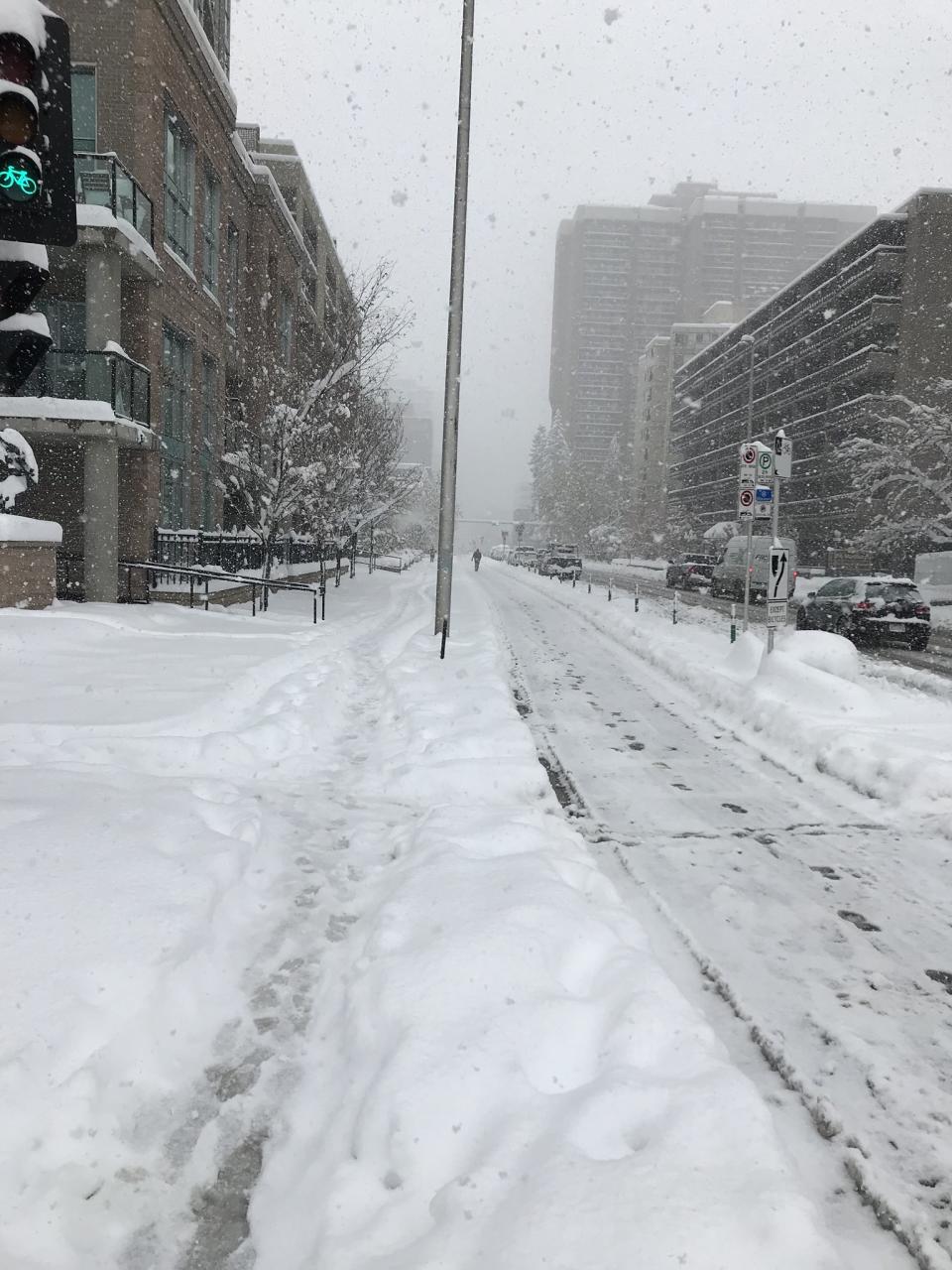 Calgary snow