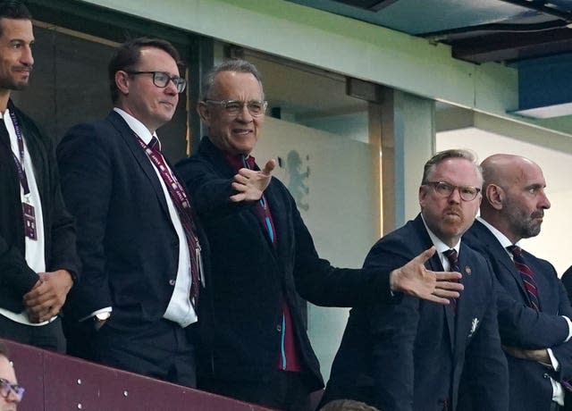 Tom Hanks was at Villa Park